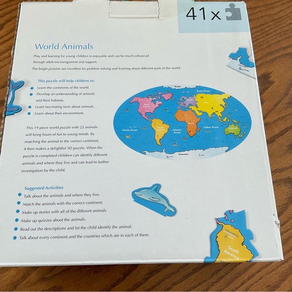 Marks & Spencer World Animals Puzzle - Picture 3 of 5